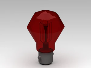old incandescent light bulb 3D Model