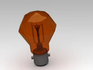 old incandescent light bulb 3D Model