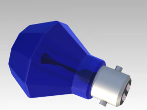 old incandescent light bulb 3D Model