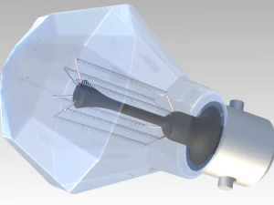 old incandescent light bulb 3D Model