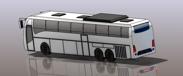 volvo 9700 Modelo 3D .c4d .max .obj .3ds .fbx .stl .blend 