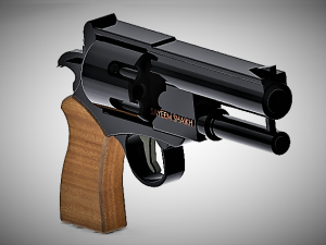 revolver 3D Print Model