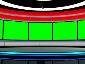 Virtual set 3D Model