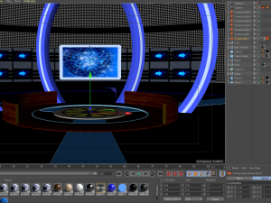 Virtual Set Modelo 3D