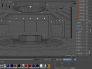 Virtual set 3D Model