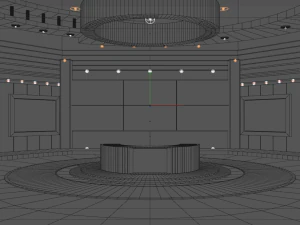 Virtual set 3D Model
