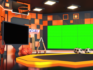Virtual Set Model 3D
