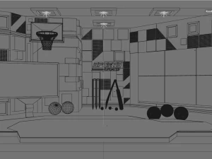 Virtual Set 3D Model