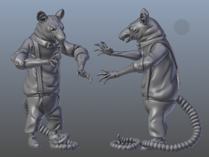 mafia rat 3D Принт Модель