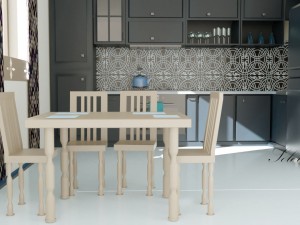 modern kitchen 3D Model