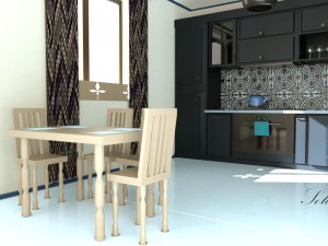 modern kitchen 3D Model