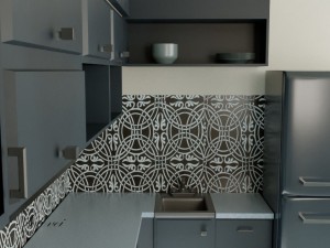 modern kitchen 3D Model