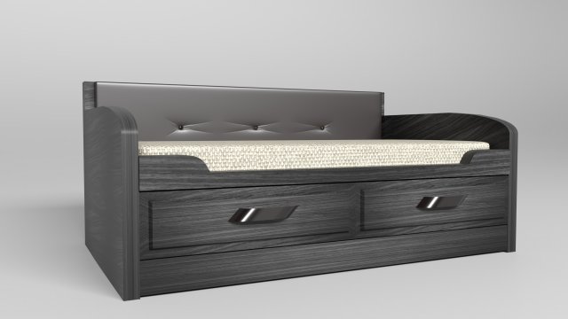 ergonomic modern bed 3D मॉडल .c4d .max .obj .3ds .fbx .stl .blend 