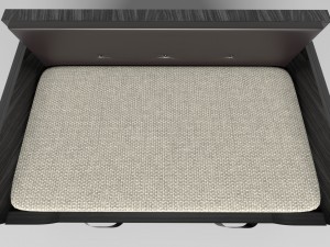 ergonomic modern bed 3D मॉडल