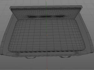 ergonomic modern bed 3D मॉडल