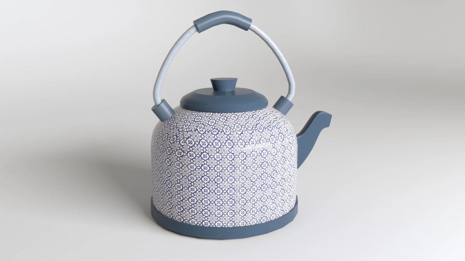 ethnic kettle 3D Model .c4d .max .obj .3ds .fbx .stl .blend 