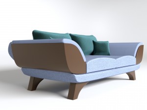 modern sofa 3D Model
