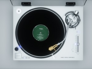 technics turntable vinyl record player Modelo 3D