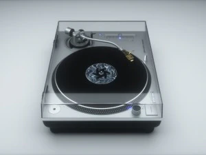 technics turntable vinyl record player 3D Model