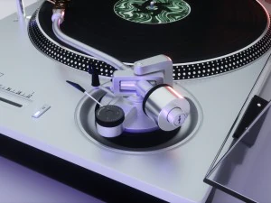 technics turntable vinyl record player 3D Model