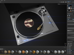 technics turntable vinyl record player Modelo 3D