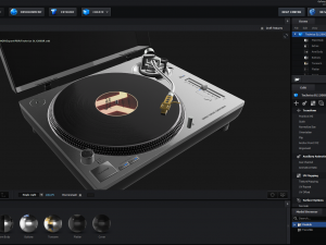 technics turntable vinyl record player Modelo 3D