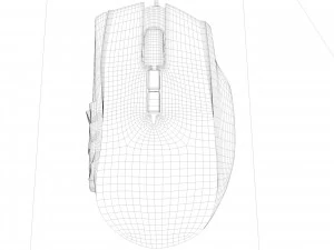 razer naga chroma firefly rgb gaming computer mouse 3D Model