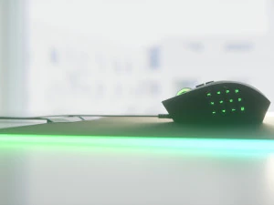 razer naga chroma firefly rgb gaming computer mouse 3D Model