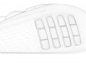 razer naga chroma firefly rgb gaming computer mouse 3D Model