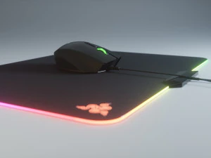 razer naga chroma firefly rgb gaming computer mouse 3D Model