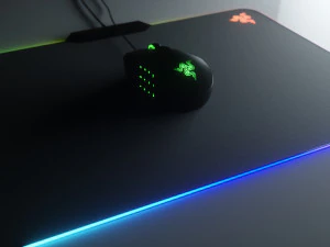 razer naga chroma firefly rgb gaming computer mouse 3D Model