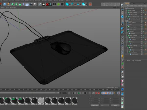 razer naga chroma firefly rgb gaming computer mouse 3D Model