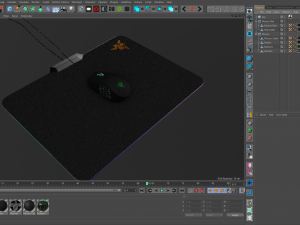 razer naga chroma firefly rgb gaming computer mouse Modèle 3D