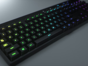 logitech wireless rgb computer keyboard Modèle 3D