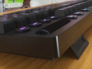 teclado de computador rgb sem fio logitech Modelo 3D