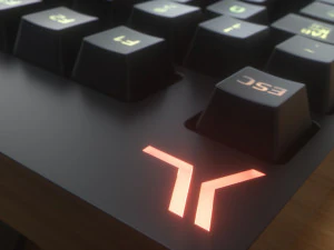 teclado de computador rgb sem fio logitech Modelo 3D