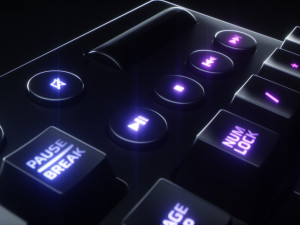 logitech wireless rgb computer keyboard Modèle 3D