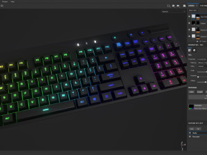 logitech wireless rgb computer keyboard Modèle 3D