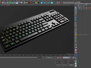 logitech wireless rgb computer keyboard Modèle 3D