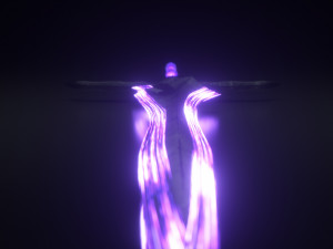 magical crystal sword with glowing blade free Modelo 3D