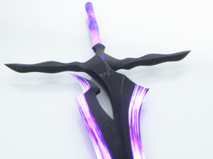 magical crystal sword with glowing blade free Modelo 3D
