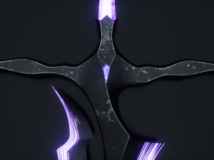 magical crystal sword with glowing blade free Modelo 3D