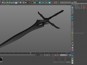 magical crystal sword with glowing blade free Modelo 3D