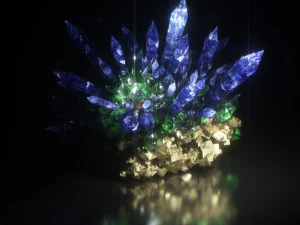crystal formation free 3D Model