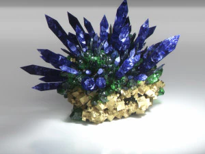 crystal formation free 3D Model