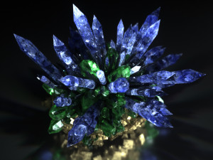 crystal formation free 3D Model