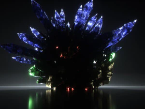 crystal formation free 3D Model