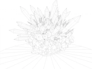 crystal formation free 3D Model