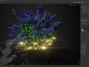 crystal formation free 3D Model