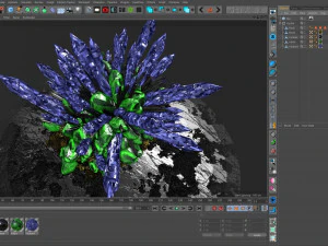 crystal formation free 3D Model